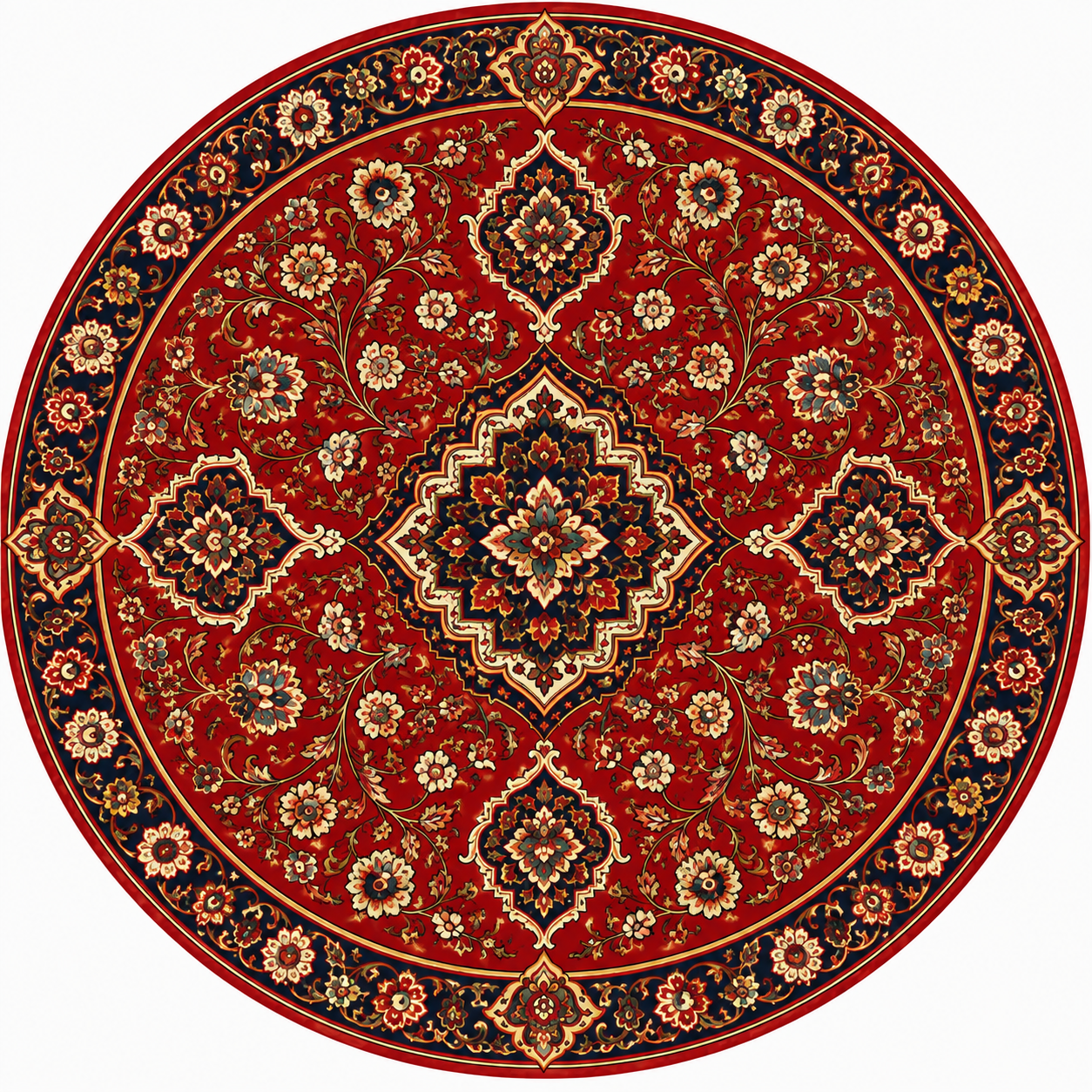 Persian Carpet Rug inspired edible Cake & Cupcake Toppers | Tavalodet Mobarak